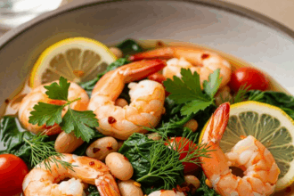 Bright & Zesty: Lemony Shrimp and Bean Stew Recipe Guide