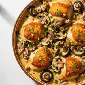 Creamy Baked Mushroom Chicken: Comfort Food Made Simple 100% 