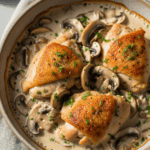 Creamy Baked Mushroom Chicken: Comfort Food Made Simple 100%