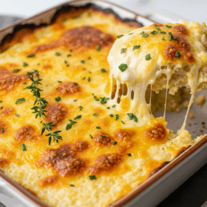 Explosive Cheese & Grits Casserole: Southern Comfort in Every Bite