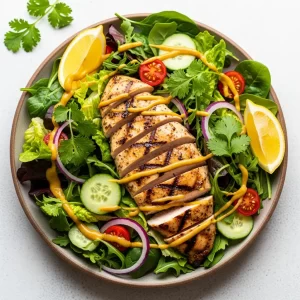 Ultimate Zesty Grilled Chicken Salad with Honey Mustard Twist