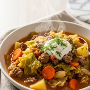 Hearty Cabbage Stew: A Comforting Bowl of Nutrient-Rich Flavor