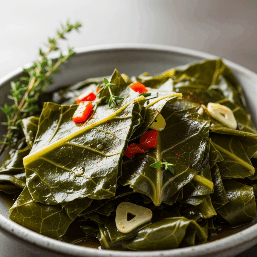 Deliciously Savory Vegan Collard Greens: A Nutritious Southern Staple
