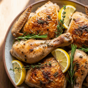 Zesty Lemon Herb Roasted Chicken: A Flavorful Delight