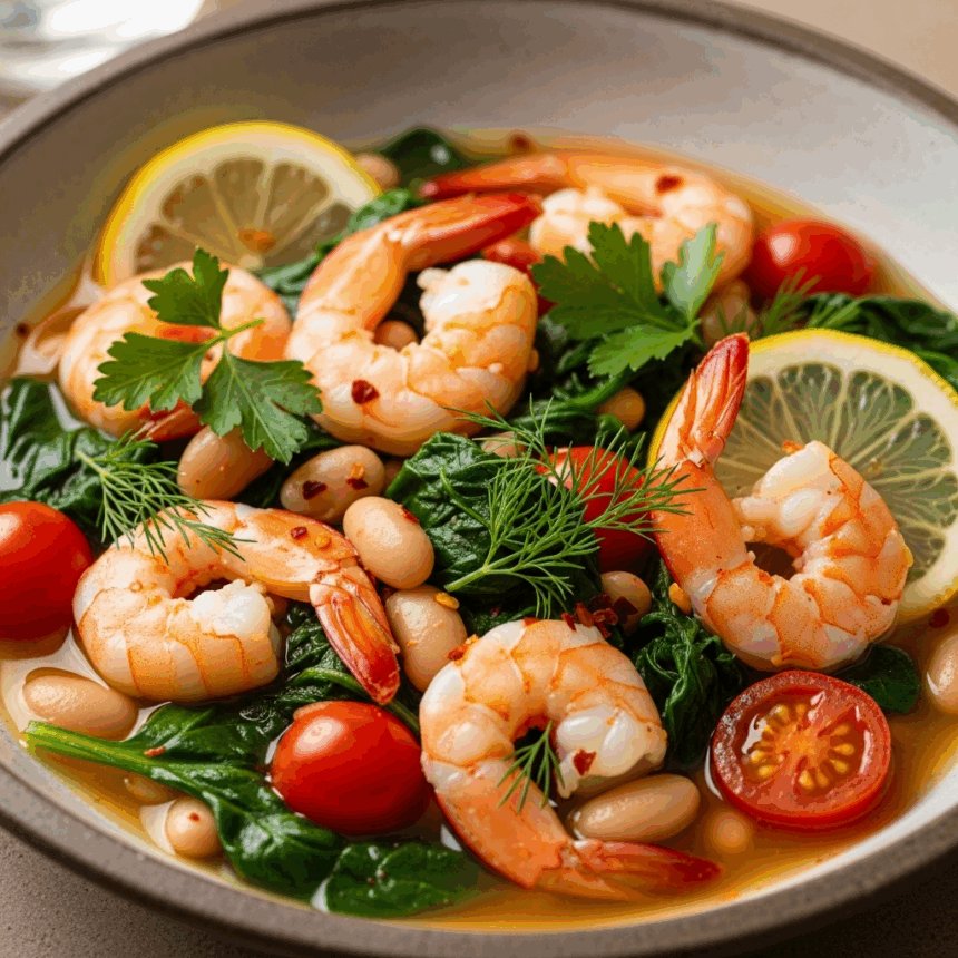 Bright & Zesty: Lemony Shrimp and Bean Stew Recipe Guide