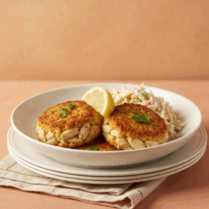 Southern-Style Crab Cakes: A Crispy Taste of Coastal Charm