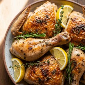 Zesty Lemon Herb Roasted Chicken: A Flavorful Delight