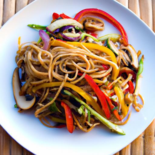 Wholesome Veggie Lo Mein: A Nutritious Noodle Delight