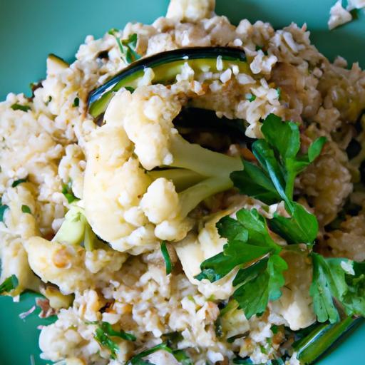 Mediterranean Cauliflower Rice: A Flavorful Low-Carb Twist