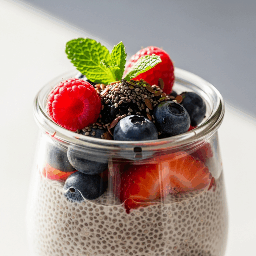 Unlock Energy: The Secret of Chia & Flaxseed Power Pudding