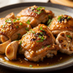 Golden Honey Garlic Chicken Thighs: A Flavorful Delight