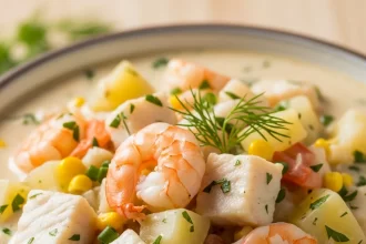 Hearty Creamy Seafood Chowder: A Cozy Comfort Classic