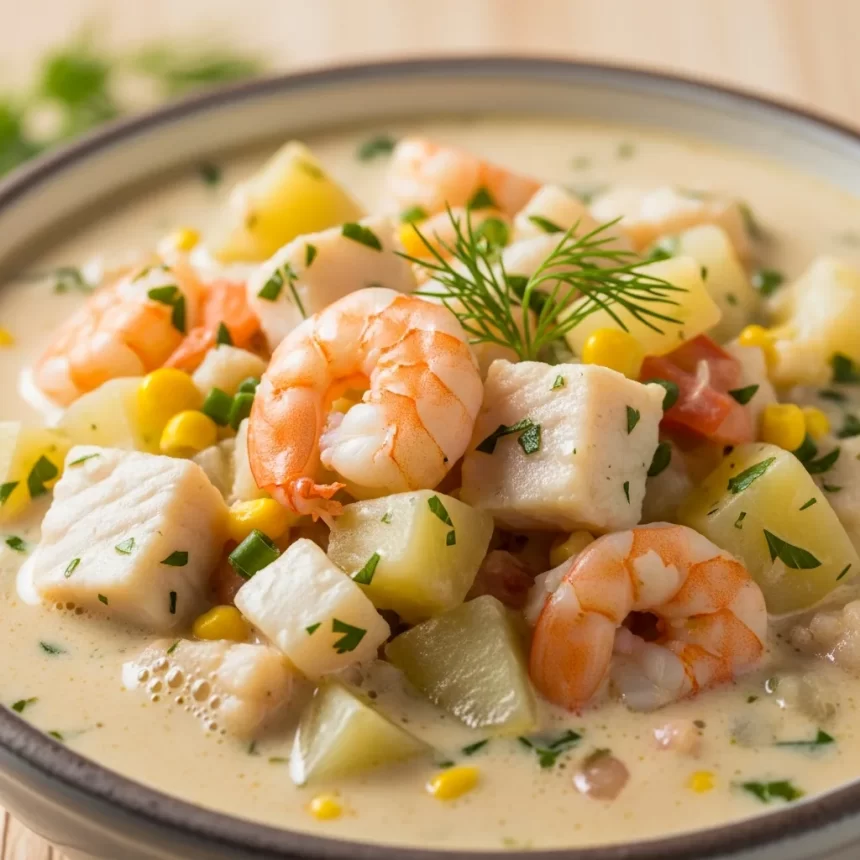 Hearty Creamy Seafood Chowder: A Cozy Comfort Classic