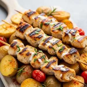 Tender Chicken Skewers: The Magic of Yogurt Marinade