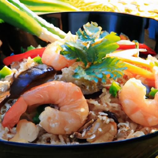 Savor the Flavor: Asian Shrimp & Veggie Rice Bowl Delight