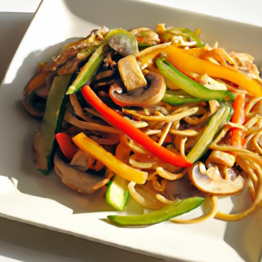 Wholesome Veggie Lo Mein: A Nutritious Noodle Delight