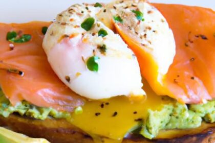 Elevate Breakfast: Salmon & Avocado Toast with Poached Egg