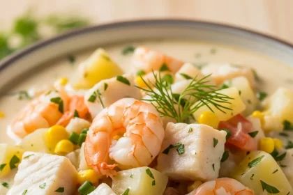 Hearty Creamy Seafood Chowder: A Cozy Comfort Classic