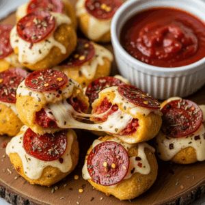 Cheesy Beef Pepperoni Pizza Bombs: Explosive Flavor Bites