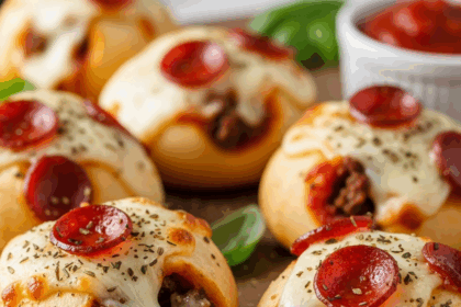 Cheesy Beef Pepperoni Pizza Bombs: Explosive Flavor Bites