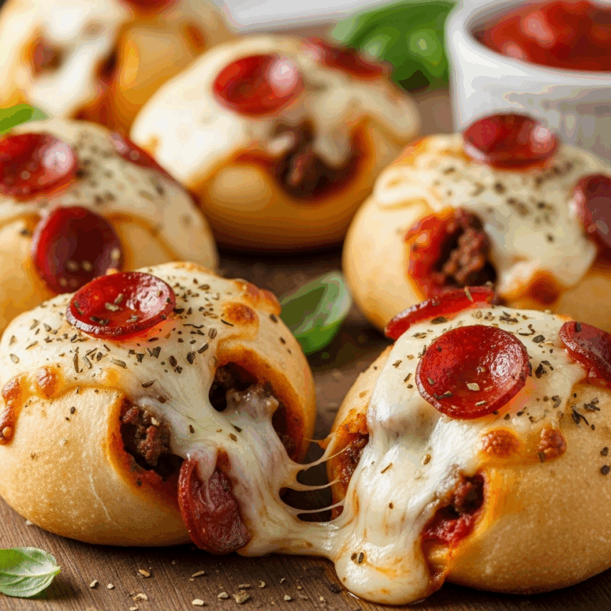 Cheesy Beef Pepperoni Pizza Bombs: Explosive Flavor Bites
