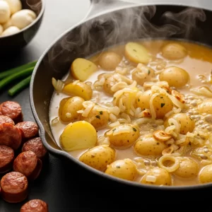 Hearty Creamy Chicken Sausage and Potato Soup Recipe