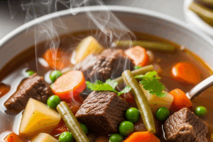 Hearty Slow Cooker Beef & Veggie Soup: Comfort in a Bowl