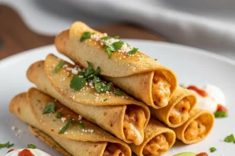 Crispy Air Fryer Chicken Taquitos: Quick Flautas Delight