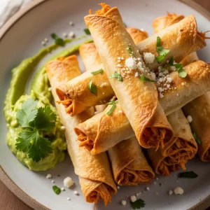 Crispy Air Fryer Chicken Taquitos: Quick Flautas Delight