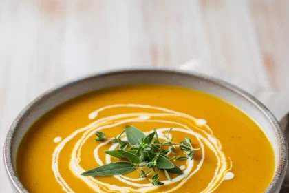 Golden Harvest: Easy Roasted Butternut Squash Soup Recipe