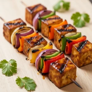 Savor the Flavor: Grilled Teriyaki Tofu Skewers Unveiled