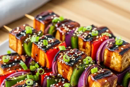 Savor the Flavor: Grilled Teriyaki Tofu Skewers Unveiled