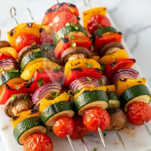 Savor the Spice: Grilled Veggie Skewers with Creole Flair