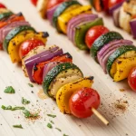 Savor the Spice: Grilled Veggie Skewers with Creole Flair