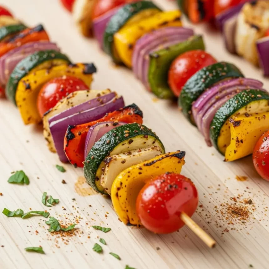 Savor the Spice: Grilled Veggie Skewers with Creole Flair