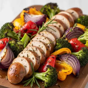 One-Pan Chicken Sausage and Veggies: Easy, Healthy Feast