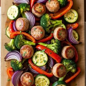 One-Pan Chicken Sausage and Veggies: Easy, Healthy Feast