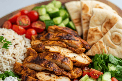 One-Pan Chicken Shawarma Platter: Easy Middle Eastern Feast