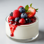 Silky Panna Cotta with Vibrant Berry Sauce: A Sweet Delight
