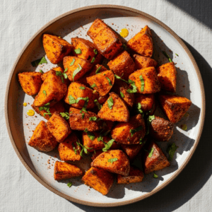 Golden Crispers: Mastering Paprika-Roasted Sweet Potatoes