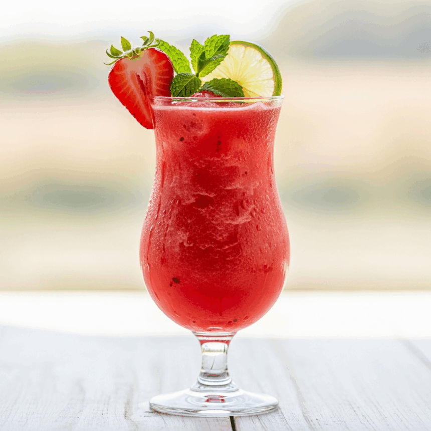 Refreshing Virgin Strawberry Daiquiri Recipe: Easy & Delicious
