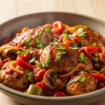 Rustic Southern-Style Chicken Cacciatore: A Flavorful Twist