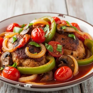 Rustic Southern-Style Chicken Cacciatore: A Flavorful Twist