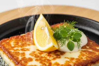 Sizzling Saganaki: The Art of Pan-Fried Greek Cheese