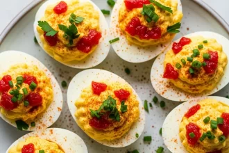Tangy Southern Deviled Eggs with Zesty Relish Twist