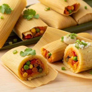 Savor Veggie Tamales: Mushrooms and Zucchini Delight