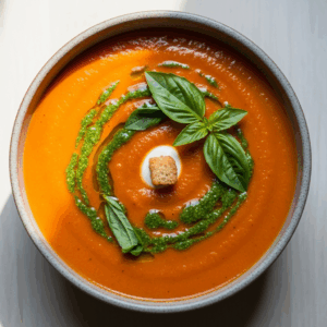 Velvety Tomato Basil Soup Recipe: Comfort in a Bowl