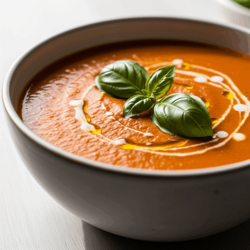 Velvety Tomato Basil Soup Recipe: Comfort in a Bowl