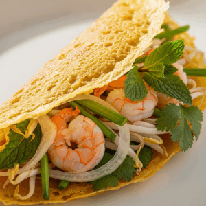 Savor the Crunch: Vietnamese Shrimp Banh Xeo Delight