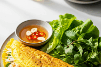 Savor the Crunch: Vietnamese Shrimp Banh Xeo Delight